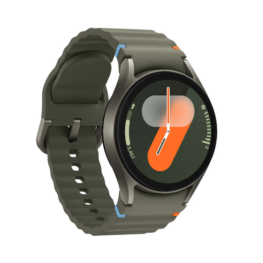 Galaxy Watch 7 40 mm Bluetooth Smart Watch, 3nm Processor, Dual GPS, Sapphire Glass & Armour Aluminum, 5ATM & IP68, HR, SpO2, BP & ECG Monitor, Green,