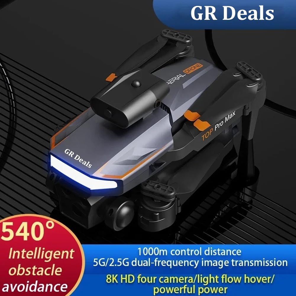 P18 Pro Drone 4K GPS HD Triple Camera Optical Flow Positioning Obstacle Avoidance HD Photography