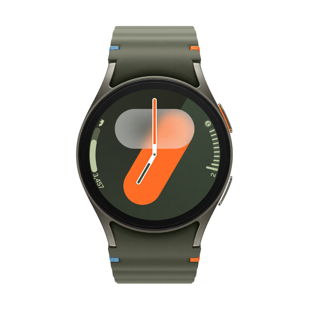 Galaxy Watch 7 40 mm Bluetooth Smart Watch, 3nm Processor, Dual GPS, Sapphire Glass & Armour Aluminum, 5ATM & IP68, HR, SpO2, BP & ECG Monitor, Green,